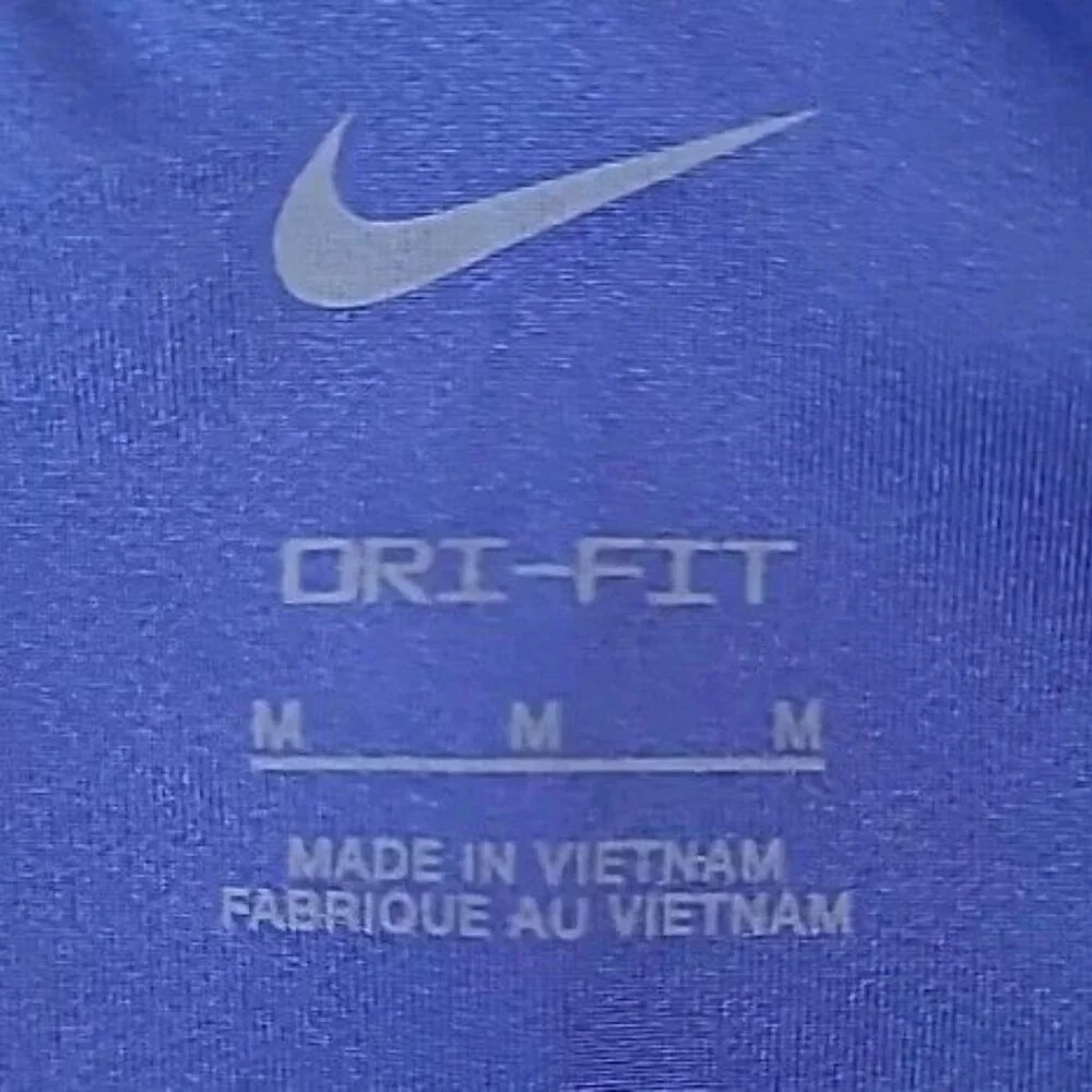 Nike Dri-FIT Team USA Womens Size Med Brief Lined Blue Running Shorts FN1185-417